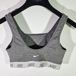 Women's Nike Center Swoosh Grey Sports Bra!